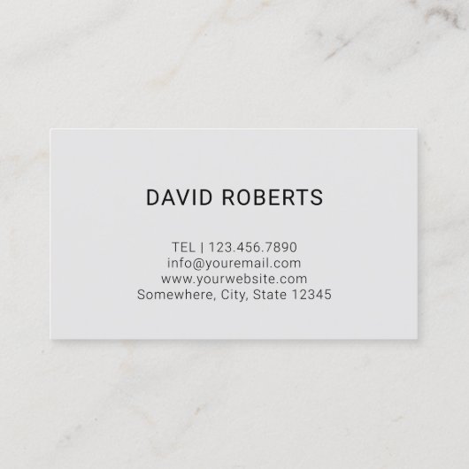 Barber Shop Moderne Barber Pool Logo Rood Haar Visitekaartje (Achterkant)