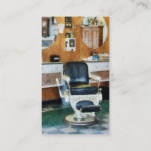 Barber Shop One-stoel - Platinum Finish Visitekaartje (Achterkant)