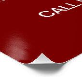 Barber shop openingstijden custom perfect poster (Hoek)