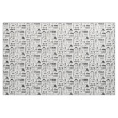 Barber Shop Patroon Stof (Fat Quarter)