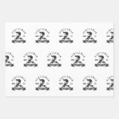 Barber Shop Pattern Wrapping Paper (Voorkant)
