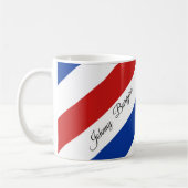 Barber Shop Pole Kapper Modern Koffiemok (Links)