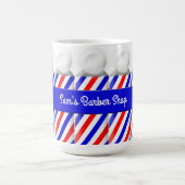 Barber Shop Pole Mok - Personaliseer Jouw naam (Center)