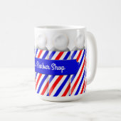 Barber Shop Pole Mok - Personaliseer Jouw naam (Voorkant rechts)