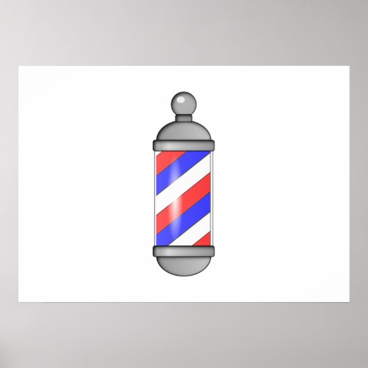 Barber Shop Pole Poster (Voorkant)