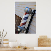 Barber Shop Pole Print (Keuken)
