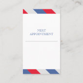 Barber Shop Pole Salon Hairdresser Visitekaartjes (Achterkant)