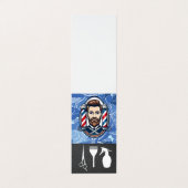 barber shop polen | Haren knipgereedschap Visitekaartje (Buitenkant ongevouwen)