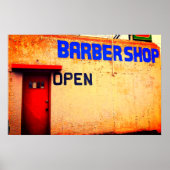 Barber Shop Poster (Voorkant)