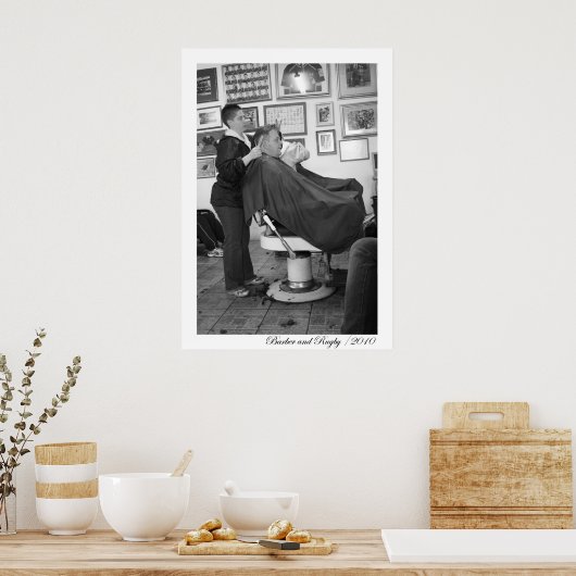 Barber Shop Poster (Keuken)