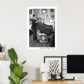 Barber Shop Poster (Thuiskantoor)