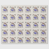 Barber Shop Quartet Birthday Wrapping Paper Cadeaupapier (Vlak)