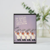 Barber Shop Quartet Briefkaart (Staand voorkant)