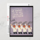 Barber Shop Quartet Briefkaart (Voorkant / Achterkant)