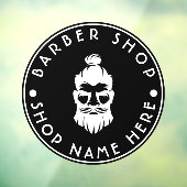 Barber Shop Raamsticker (Vel 3)