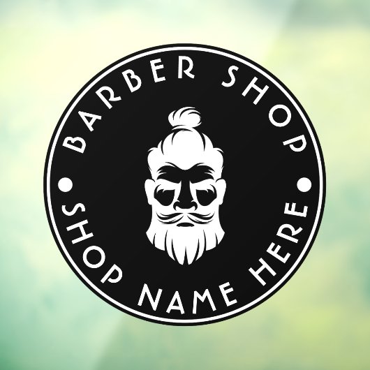 Barber Shop Raamsticker (Vel 3)