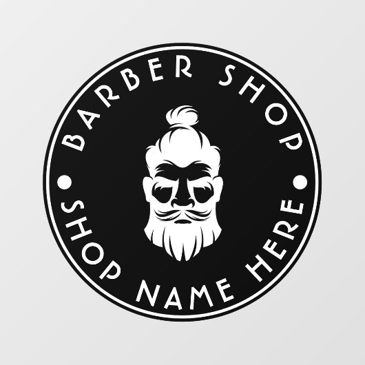 Barber Shop Raamsticker (Vel)