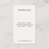 Barber Shop Razor Clipper Loyalty Punch Card (Achterkant)