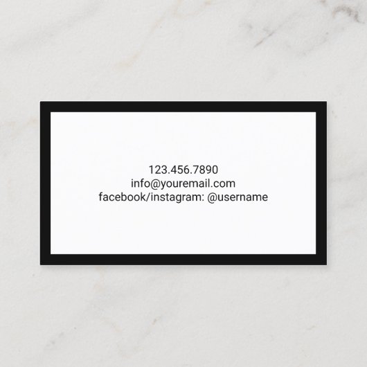 Barber Shop Razor Mannen Hair Loyalty Punch (Achterkant)