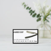 Barber Shop Razor Mannen Hair Loyalty Punch (Staand voorkant)