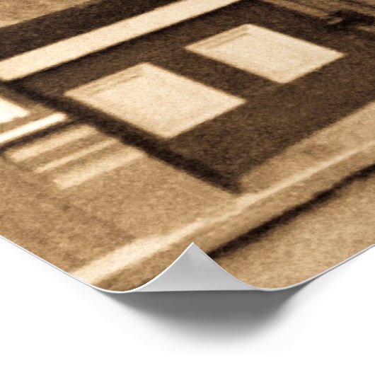 Barber Shop Retro Americana Poster (Hoek)