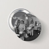 Barber Shop Ronde Button 5,7 Cm (Voorkant /achterkant)