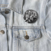 Barber Shop Ronde Button 5,7 Cm (In situ)