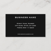 Barber Shop Rustic Loyalty Punch Card (Achterkant)