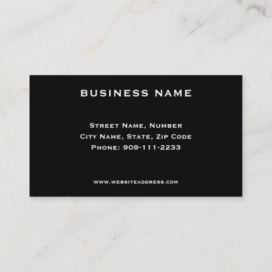 Barber Shop Rustic Loyalty Punch Card (Achterkant)