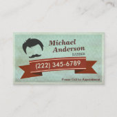 Barber Shop Salon -  Afspraakkaart Afsprakenkaartje (Voorkant)