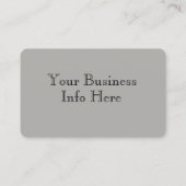  Barber Shop Scene op een Visitekaartje (Achterkant)