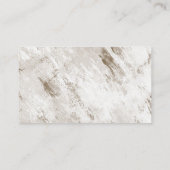 Barber Shop Schaar & Barber Pole Grunge Hout Visitekaartje (Achterkant)