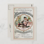  Barber Shop Shave Briefkaart (Voorkant / Achterkant)