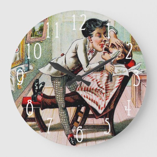  Barber Shop Shave Grote Klok (Voorkant)