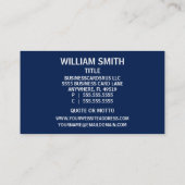 Barber Shop Sign Retro Visitekaartje (Achterkant)