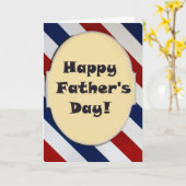 Barber Shop Sign vaderdag Kaart (Gele Bloem)