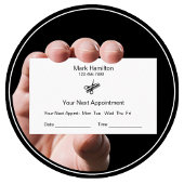 Barber Shop Simple Appointment Cards Afsprakenkaartje
