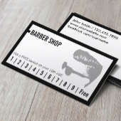 Barber Shop Simple Lijst Mannen Hair Loyalty Punch
