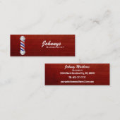 Barber Shop Skinny Visitekaartjes (Voorkant / Achterkant)