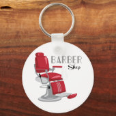 Barber Shop Sleutelhanger (Voorkant)