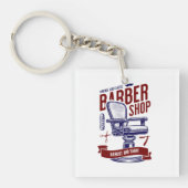 Barber Shop Sleutelhanger (voorkant)
