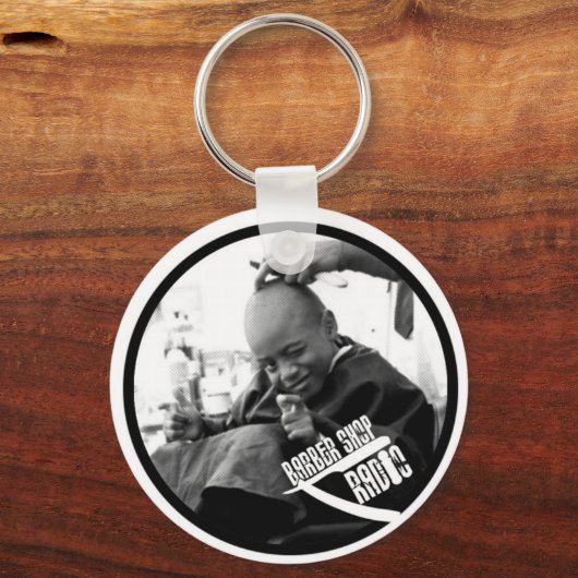 Barber Shop Sleutelhanger (Voorkant)