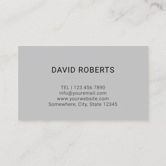 Barber Shop Stijlvolle Barber Pole Logo Zwart Haar Visitekaartje (Achterkant)