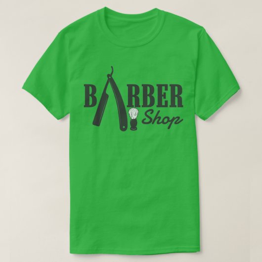  Barber Shop Straight Razor T-shirt (Design voorkant)
