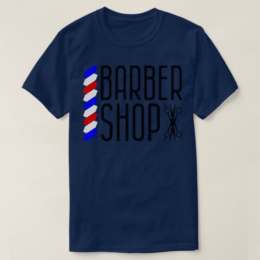 Barber Shop T-shirt (Design voorkant)