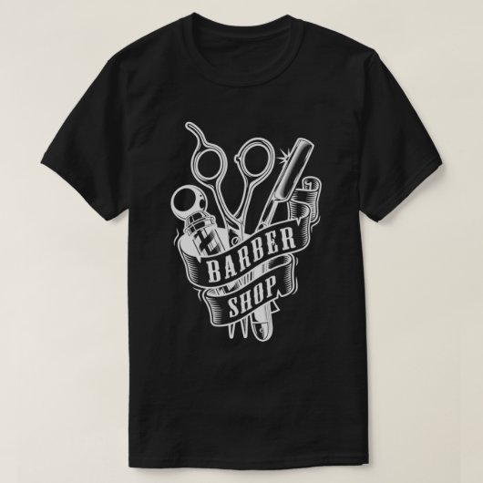 Barber Shop T T-shirt (Design voorkant)