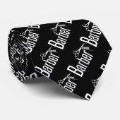 Barber Shop Tools Stropdas (Opgerold)