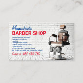 Barber Shop Visitekaartje (Voorkant)