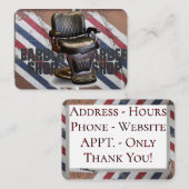 Barber Shop Visitekaartje (Voorkant / Achterkant)