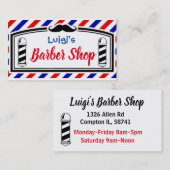 Barber Shop Visitekaartje (Voorkant / Achterkant)